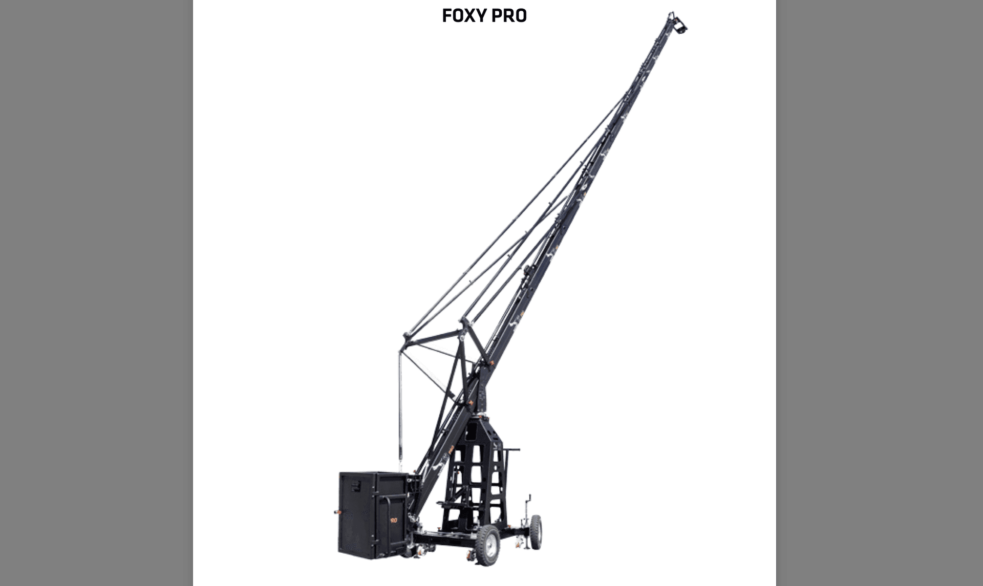 Cineline Panther foxy pro crane
